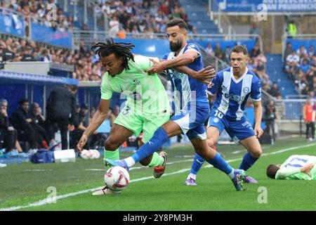 Alaves, Spanien. Oktober 2024. La Liga Santander Alaves vs Barcelona Credit: CORDON PRESS/Alamy Live News Stockfoto