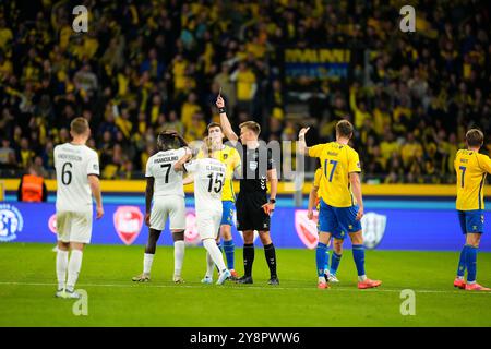 Dänemark. Oktober 2024. Superliga-Spiel zwischen Broendby IF und dem FC Midtjylland im Broendby Stadium am Sonntag, den 6. Oktober 2024. Quelle: Ritzau/Alamy Live News Stockfoto