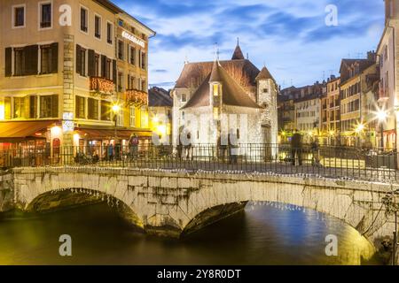 Palais de l'Île, Annecy, Rhône-Alpes, Frankreich Stockfoto