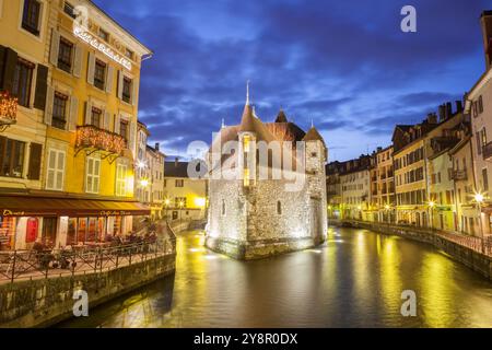 Palais de l'Île, Annecy, Rhône-Alpes, Frankreich Stockfoto