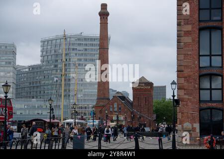 Hochhäuser im Stadtzentrum von Liverpool Stockfoto