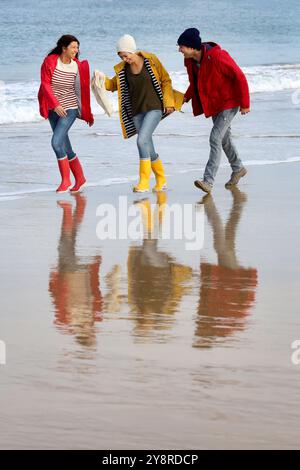Lifestyles, Hendaya Beach. Stockfoto