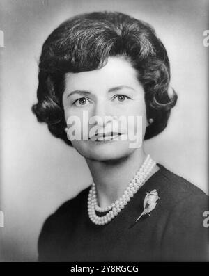 Claudia Alta 'Lady Bird' Johnson (1912–2007) First Lady of the United States von 1963 bis 1969 als Ehefrau des damaligen Präsidenten Lyndon B. Johnson. Stockfoto