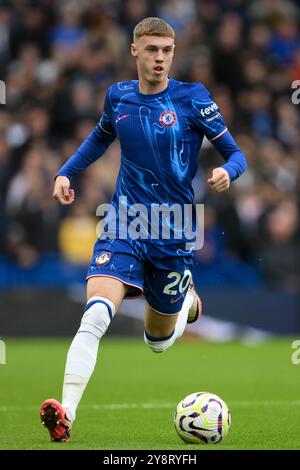 London, Großbritannien. Oktober 2024. Cole Palmer aus Chelsea während des Premier League-Spiels zwischen Chelsea und Nottingham Forest an der Stamford Bridge, London, am Sonntag, den 6. Oktober 2024. (Foto: Jon Hobley | MI News) Credit: MI News & Sport /Alamy Live News Stockfoto