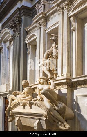 Florenz, Italien, ca. Juli 2021. Medici Chapels innen, Cappelle Medicee. Michelangelo Renaissance-Kunst, Europa Stockfoto