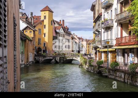 Stadt Annecy, Departement Haute-Savoie, Region Auvergne-Rhone-Alpes, Frankreich, Europa Stockfoto