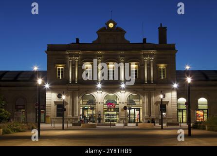 Bahnhof, Reims, Marne, Champagne-Ardenne, Frankreich, Europa Stockfoto