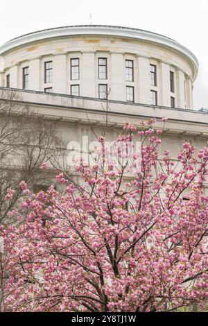 Columbus ist die Hauptstadt des Staates Ohio Hauptsitz an der Regierung Statehouse Stockfoto