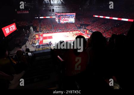 Chiba, Japan. Oktober 2024. Allgemeine Ansicht Basketball : 2024-25 B.. LIGA B1 Spiel zwischen Chiba Jets und Utsunomiya Brex in der Lala Arena Tokyo-Bay in Chiba, Japan. Quelle: Naoki Nishimura/AFLO SPORT/Alamy Live News Stockfoto