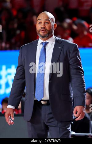 Chiba, Japan. Oktober 2024. Kevin Braswell (Brex) Basketball : 2024-25 B.. LIGA B1 Spiel zwischen Chiba Jets und Utsunomiya Brex in der Lala Arena Tokyo-Bay in Chiba, Japan. Quelle: Naoki Nishimura/AFLO SPORT/Alamy Live News Stockfoto