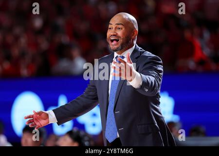 Chiba, Japan. Oktober 2024. Kevin Braswell (Brex) Basketball : 2024-25 B.. LIGA B1 Spiel zwischen Chiba Jets und Utsunomiya Brex in der Lala Arena Tokyo-Bay in Chiba, Japan. Quelle: Naoki Nishimura/AFLO SPORT/Alamy Live News Stockfoto