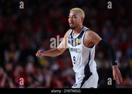 Chiba, Japan. Oktober 2024. Yusuke Endo (Brex) Basketball : 2024-25 B.. LIGA B1 Spiel zwischen Chiba Jets und Utsunomiya Brex in der Lala Arena Tokyo-Bay in Chiba, Japan. Quelle: Naoki Morita/AFLO SPORT/Alamy Live News Stockfoto