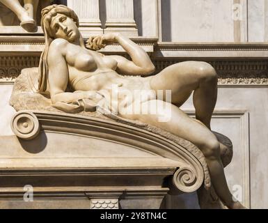 Florenz, Italien, ca. Juli 2021. Medici Chapels innen, Cappelle Medicee. Michelangelo Renaissance-Kunst, Europa Stockfoto