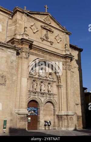 Kirche Santo Domingo de la Calzada, La Rioja, Spanien, Europa Stockfoto