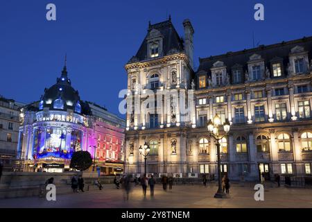 stadtrat zu weihnachten, Paris, Frankreich, Europa Stockfoto