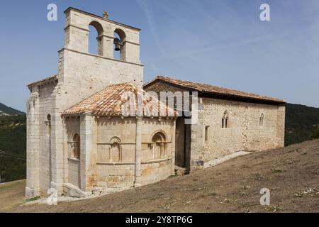 Eremitage, San Pantaleon de Losa, Merindades, Burgos, Castilla y Leon, Spanien, Europa Stockfoto