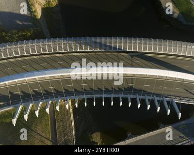 Kaiku-Brücke, Barakaldo, Bizkaia, Baskenland, Spanien, Europa Stockfoto