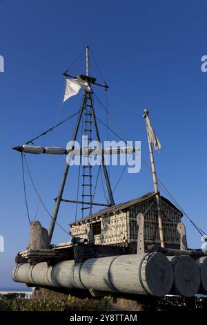 Boot in der Magdalena, Santander, Kantabrien, Spanien, Europa Stockfoto