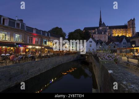 St. Leu und Kathedrale Notre Dame, Amiens, Departement Somme, Region Picardie, Frankreich, Europa Stockfoto