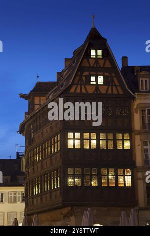 Maison Kammerzell, Straßburg, Unterrhein, Elsass, Frankreich, Europa Stockfoto