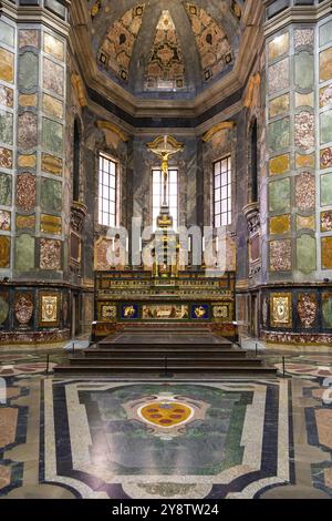 Florenz, Italien, ca. Juli 2021. Medici Chapels innen, Cappelle Medicee. Michelangelo Renaissance-Kunst, Europa Stockfoto