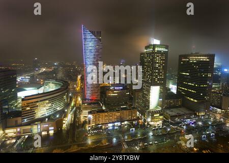 Panorama von Warschau, Polen, Europa Stockfoto