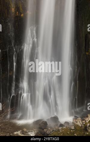 Ason Wasserfall, Collados del ason Naturpark, Soba Valley, Kantabrien, Spanien, Europa Stockfoto