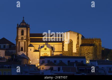 Kathedrale von Silves, Algarve, Portugal, Europa Stockfoto