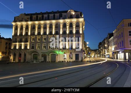 Gelegenes Platz in Clermont-Ferrand, Puy de Dome Auvergne, Frankreich Stockfoto