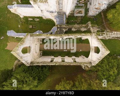 Abteiruinen, Jumieges, seine-Maritime, Normandie, Frankreich, Europa Stockfoto