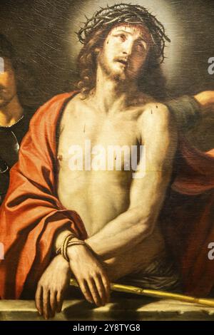 Turin, Italien, Mai 2023: Ecce Homo, von Guercino, 1659. Jesus Christus Gebet, katholische Religion, Europa Stockfoto