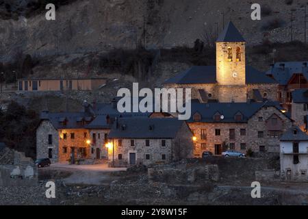 Lanuza, Sallent de Gallego, Tena-Tal, Huesca, Aragon, Spanien, Europa Stockfoto