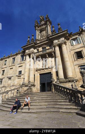 Kloster San Martin Pinario, Santiago de Compostela, Provinz La Coruna, Galicien, Spanien, Europa Stockfoto