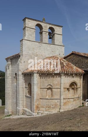 Eremitage, San Pantaleon de Losa, Merindades, Burgos, Castilla y Leon, Spanien, Europa Stockfoto