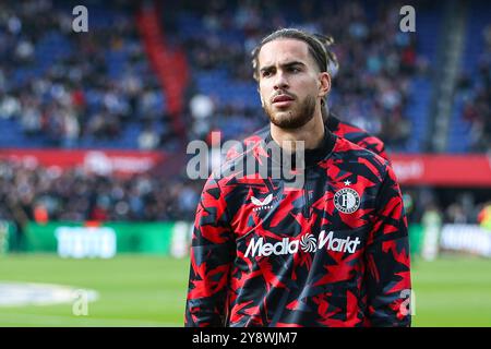 ROTTERDAM, 6-10-2024, Stadion de Kuip, Eredivisie, 2024 / 2025, Feyenoord - FC Twente, Feyenoord-Spieler Ramiz Zerrouki Stockfoto