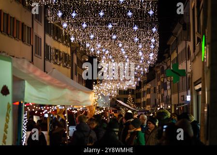 Weihnachtsmarkt Liestal, Kanton Baselland Stockfoto