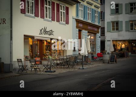 Liestal Altstadt, Kanton Baselland Stockfoto