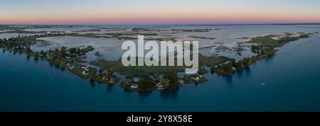 St. Clair Mündung, nahe Anchor Bay, Michigan Stockfoto