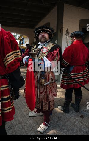 Mittelalterliche Kleidung Des Texas Renaissance Festivals Stockfoto