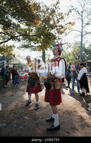 Mittelalterliches Texas Renaissance Festival Stockfoto