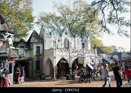 Mittelalterliches Texas Renaissance Festival Stockfoto