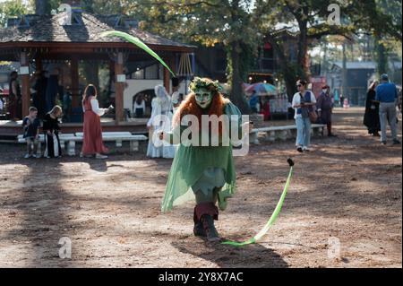 Mittelalterliches Texas Renaissance Festival Stockfoto