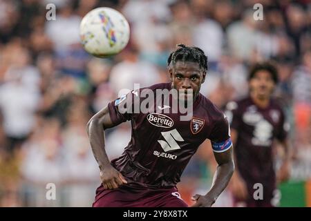 TorinoÕs Duvan Zapata während des Fußballspiels der Serie A zwischen Venezia und Turin im Pier Luigi Penzo Stadion in Venedig, Norditalien - Freitag, 30. August 2024. Sport - Fußball . (Foto: Marco Alpozzi/Lapresse) Stockfoto