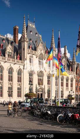 Belgien, Flandern, Brügge, Markt, Provinciaal Hof, Provinzgericht Stockfoto