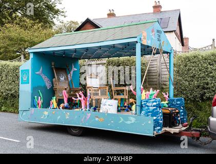 Budleigh Herbstkarneval. Bereit für den Start. Stockfoto