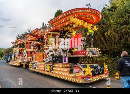 Budleigh Herbstkarneval. Bereit für den Start. Stockfoto