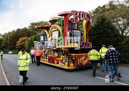 Budleigh Herbstkarneval. Bereit für den Start. Stockfoto