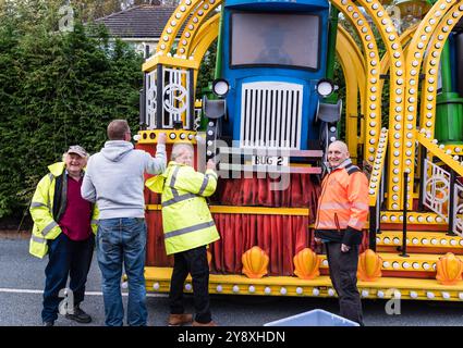 Budleigh Herbstkarneval. Bereit für den Start. Stockfoto