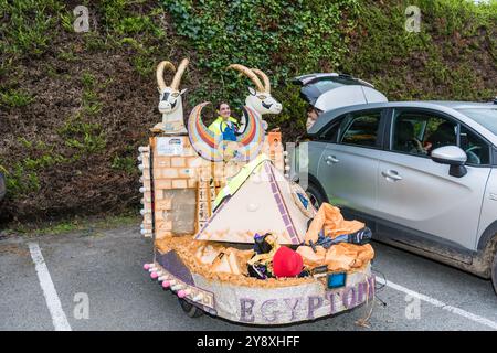 Budleigh Herbstkarneval. Bereit für den Start. Stockfoto