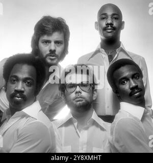 Britischer Pop, Soul-Band „Hot Chocolate“ 1976 Stockfoto